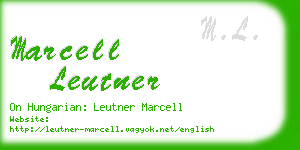 marcell leutner business card